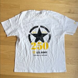 White U.S. Army Graphic T-Shirt